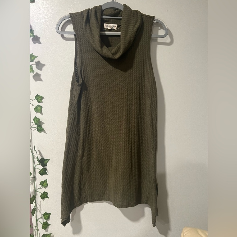 Asymmetrical Cowl Neck top